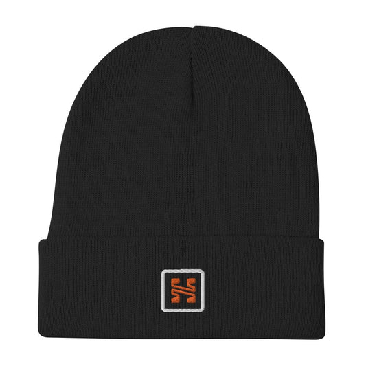 Headphones.com Embroidered Beanie Hats Headphones.com Black 