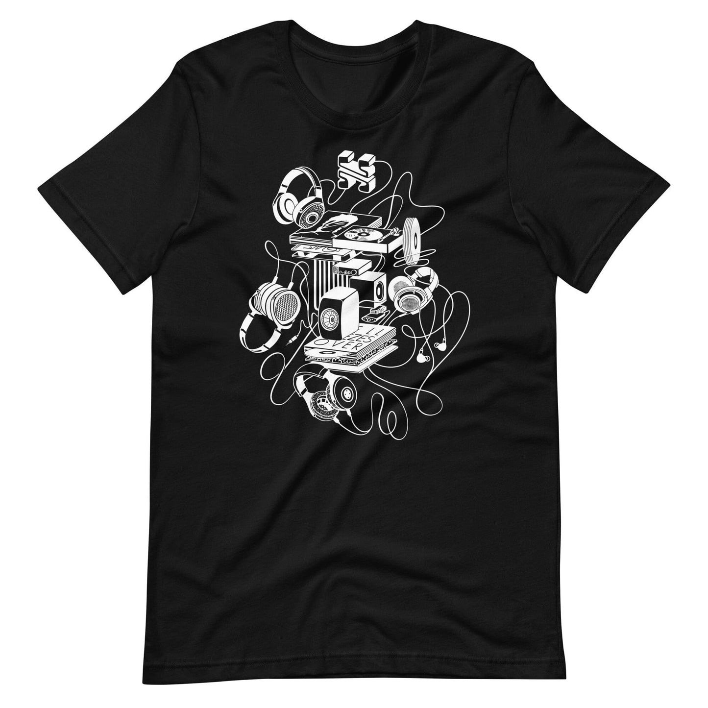 Tangle Tee Headphones.com Black S